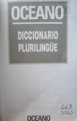 Diccionario plurilingüe