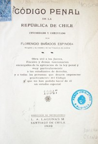 Código Penal de la República de Chile