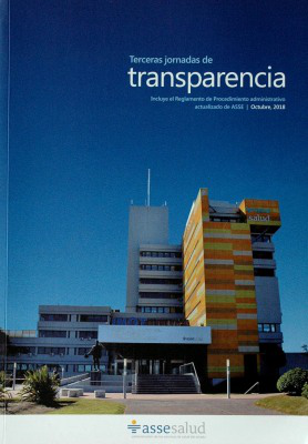 Jornada de transparencia de ASSE (3º) : 2018