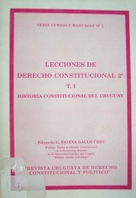 Lecciones de Derecho Constitucional 2º