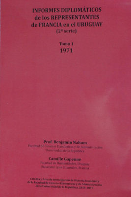 Informes diplomáticos de los representantes de Francia en el Uruguay : (2a. serie)