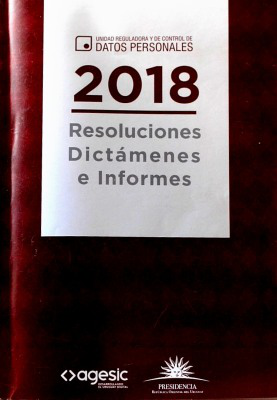 Resoluciones dictámentes e informes : 2018