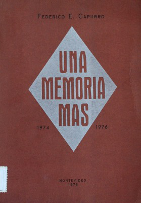 Una memoria más : 1974 - 1976