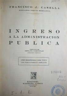 Ingreso a la administración pública