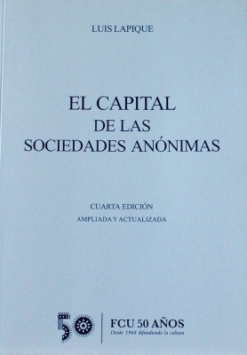 El capital de las sociedades anónimas