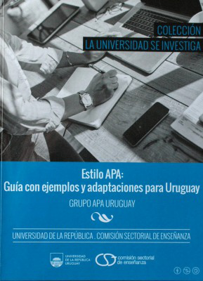 Estilo APA : guía con ejemplos y adaptaciones para Uruguay