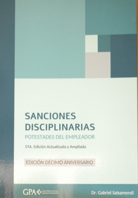 Sanciones disciplinarias : potestades del empleador