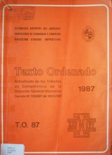 Texto ordenado 1987