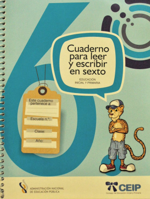 Cuaderno para leer y escribir en sexto : educación inicial y primaria