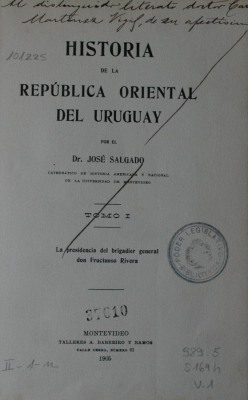 Historia de la República Oriental del Uruguay