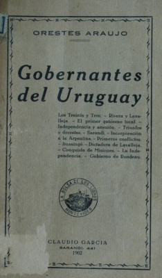 Gobernantes del Uruguay
