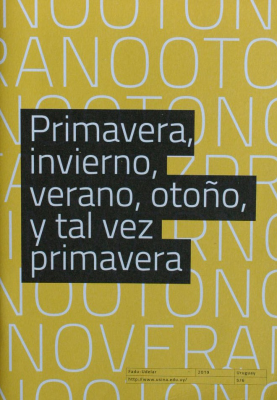 Primavera, invierno, verano, otoño, y tal vez primavera