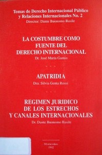 La costumbre como fuente del Derecho Internacional