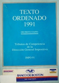 Texto ordenado 1991 : Decreto 534/991