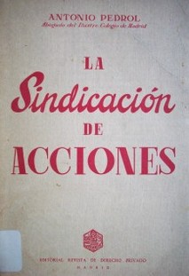 La sindicación de acciones