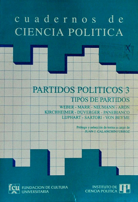 Partidos políticos 3 : tipos de partidos