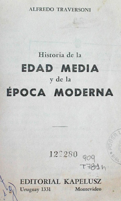 Historia de la Edad Media y de la Época Moderna