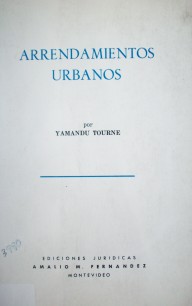 Arrendamientos urbanos