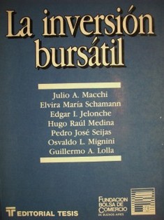 La inversión bursátil