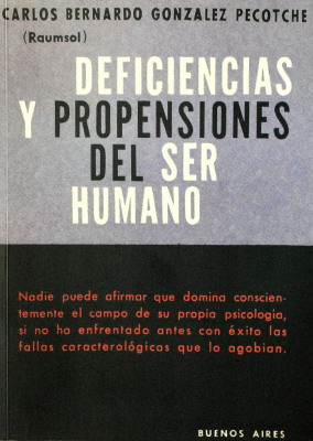 Deficiencias y propensiones del ser humano