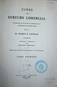 Curso de Derecho Comercial
