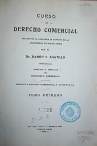 Curso de Derecho Comercial