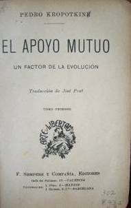 El apoyo mutuo : un factor de la evolución