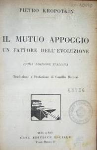 Il mutuo appoggio : un fattore dell'evoluzione