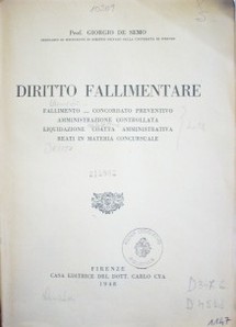 Diritto fallimentare