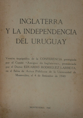 Inglaterra y la Independencia del Uruguay