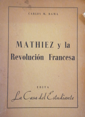 Mathiez y la Revolución Francesa