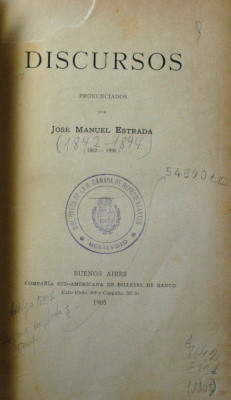 Discursos pronunciados : (1862-1890)