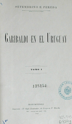 Garibaldi en el Uruguay