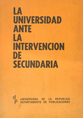 La universidad ante la intervención de secundaria