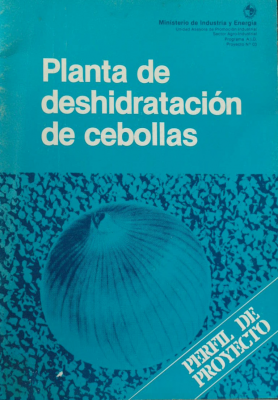 Planta de deshidratación de cebollas