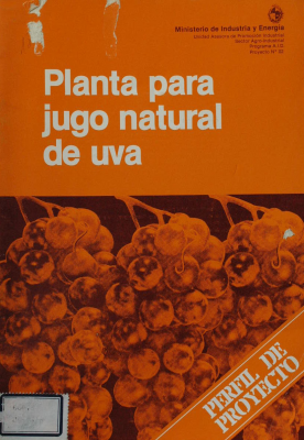 Planta para jugo natural de uva