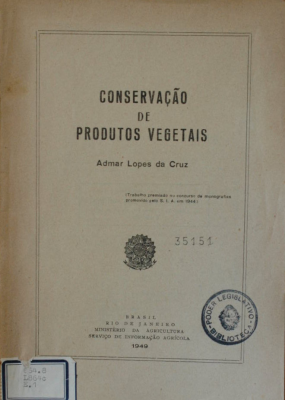 Conservaçao de produtos vegetais