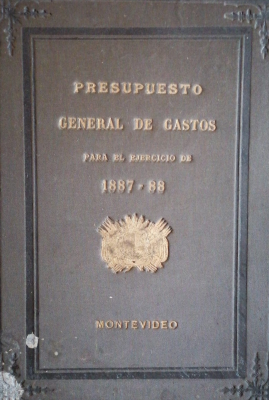 Presupuesto general de gastos para el ejercicio del año económico de 1887-1888