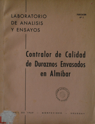 Contralor de calidad de duraznos envasados en almíbar