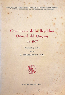 Constitución de la República Oriental del Uruguay de 1967