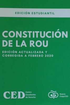 Constitución de la ROU