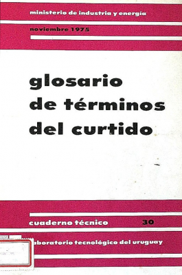 Glosario de términos del curtido