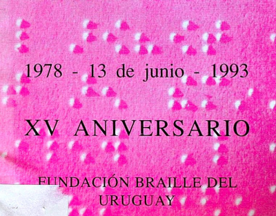XV aniversario : 1978 - 13 de junio - 1993