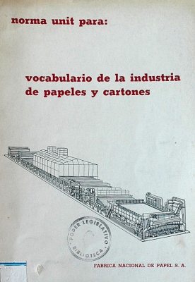 Norma unit para : vocabulario de la industria de papeles y cartones