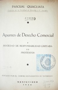 Apuntes de Derecho Comercial