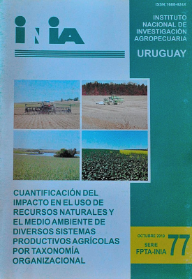 Cuantificación del impacto en el uso de recursos naturales y el medio ambiente de diversos sistemas productivos agrícolas por taxonomía organizacional