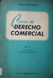 Curso de Derecho Comercial