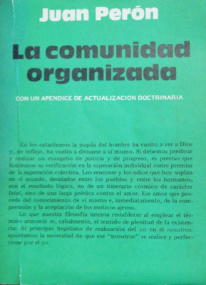 La comunidad organizada