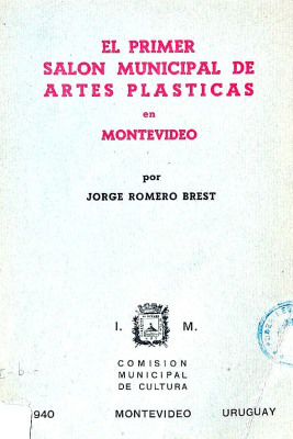 El primer salón municipal de artes plásticas en Montevideo