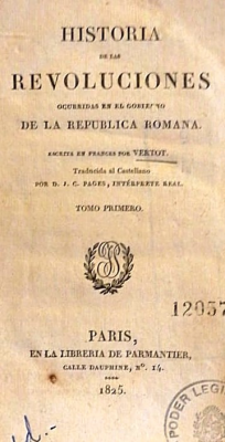 Historia de las revoluciones ocurridas en el gobierno de la república romana